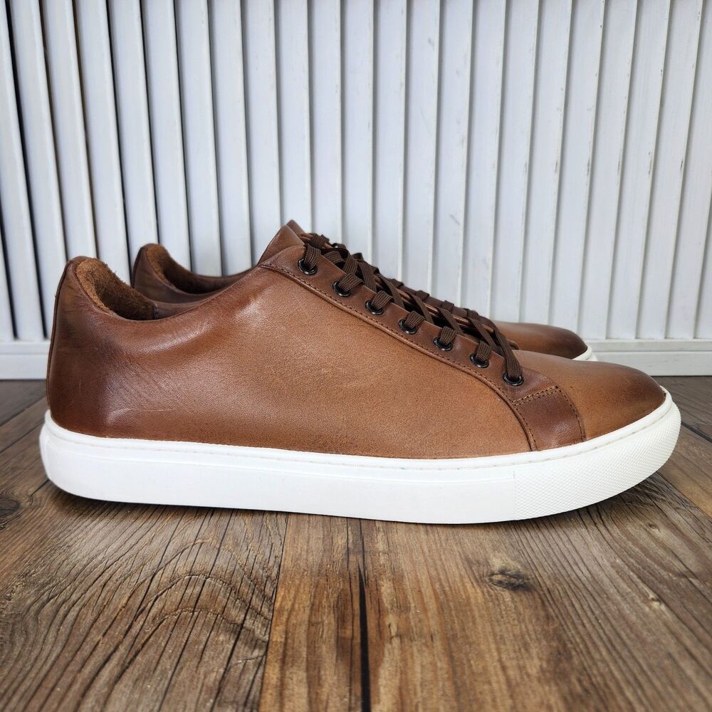 Thursday Boot Company Premier Low Top Sneakers Mens 11 Wide Brown Leather Shoes